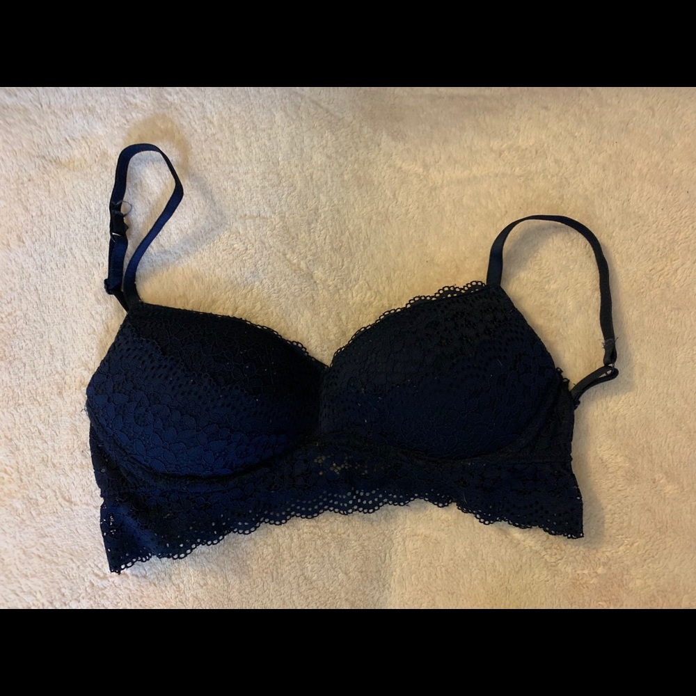 Blue push up bralett. 34A